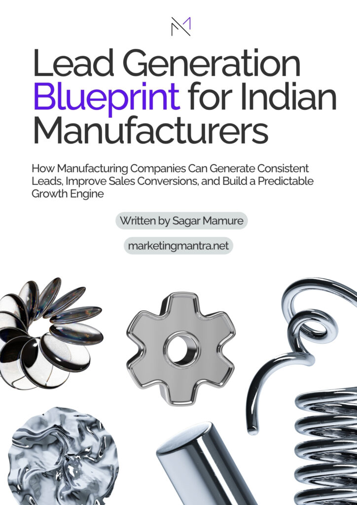 lead generation blueprint for indian manufacturers