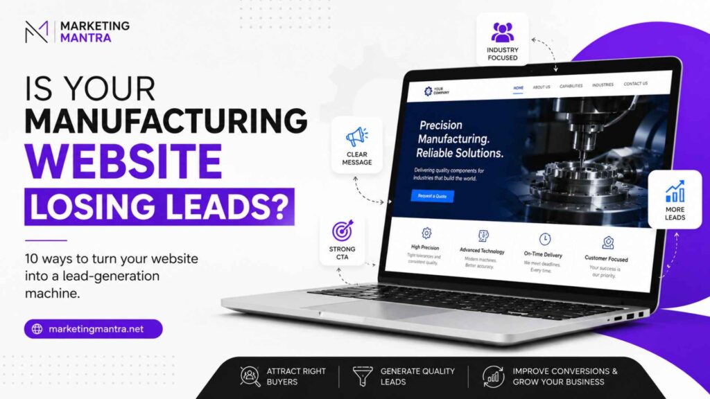 Is your manufacturing website losing leads